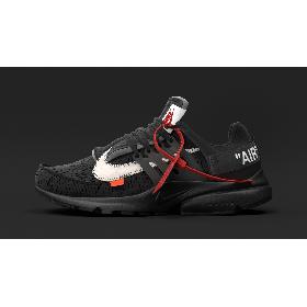 Nike Air Presto Off White Black 3D